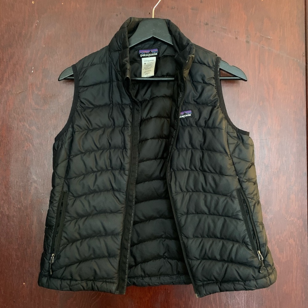 Patagonia Lightweight Down Puffer Vest Black Small